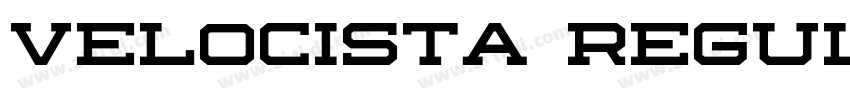 VELOCISTA Regular字体转换